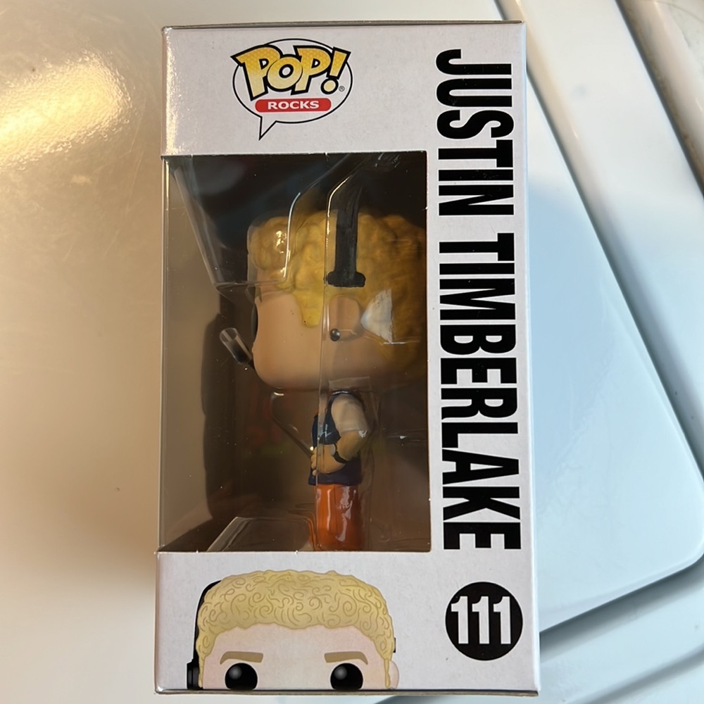 Funko POP! Rocks: N-SYNC ☆Justin Timberlake☆ #111 w/ protector - Picture 2 of 6